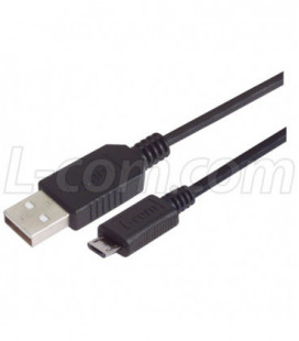 LSZH USB Cable, Type A - Micro B 5 Position 1 Meter