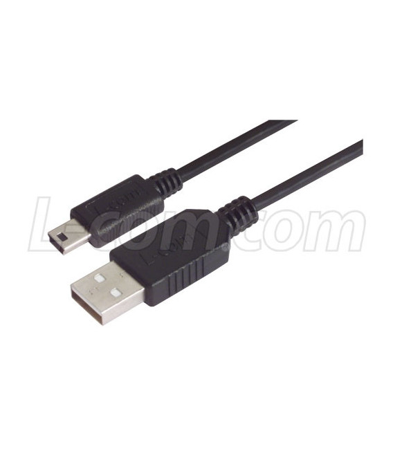 Premium USB Cable Type A - Mini B 5 Position, 0.5m