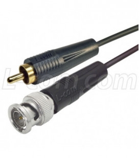 ThinLine Coaxial Cable RCA Male/ BNC Male 10.0 ft