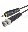ThinLine Coaxial Cable RCA Male/ BNC Male 25.0 ft