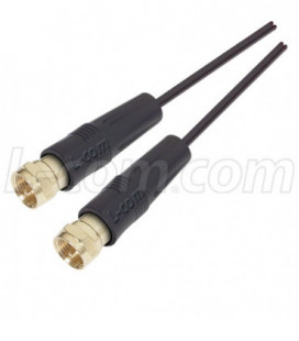 ThinLine Coaxial Cable F Male/Male 25.0 ft