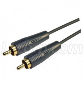 ThinLine Coaxial Cable RCA Male/Male 1.0 ft