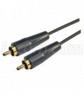 ThinLine Coaxial Cable RCA Male/Male 1.0 ft