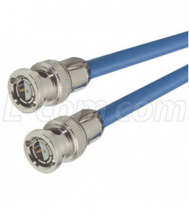 78 Ohm Twinaxial Cable, Twin BNC Male / Male, 1.0 ft