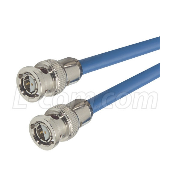 78 Ohm Twinaxial Cable, Twin BNC Male / Male, 3.0 ft