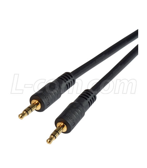 Stereo Audio Cable, Male / Male, 10.0 ft