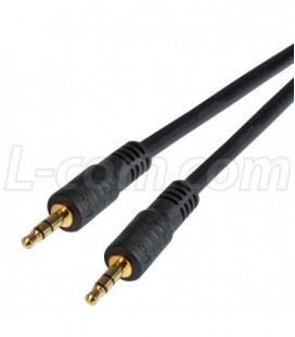 Stereo Audio Cable, Male / Male, 10.0 ft