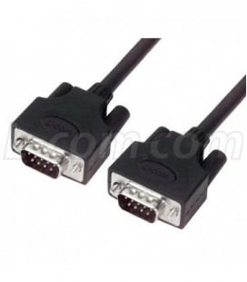 LSZH D-Sub Cable, DB9 Male / DB9 Male, 1.0 ft