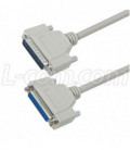 Deluxe Null Modem Reverser Cable, DB25 Male / Female, 5.0 ft