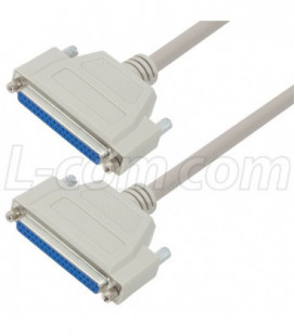 Reversible Hardware Molded D-Sub Cable, DB37 Female / Female, 5.0 ft