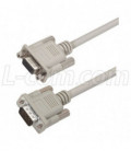 Premium Molded D-Sub Cable, HD15 Male / Female, 6.0 ft