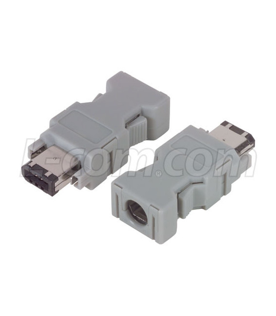 Type 1 (6 Position) IEEE 1394/Firewire Connector