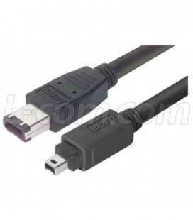 IEEE-1394 Firewire Cable, Type 1 - Type 2, 5.0m