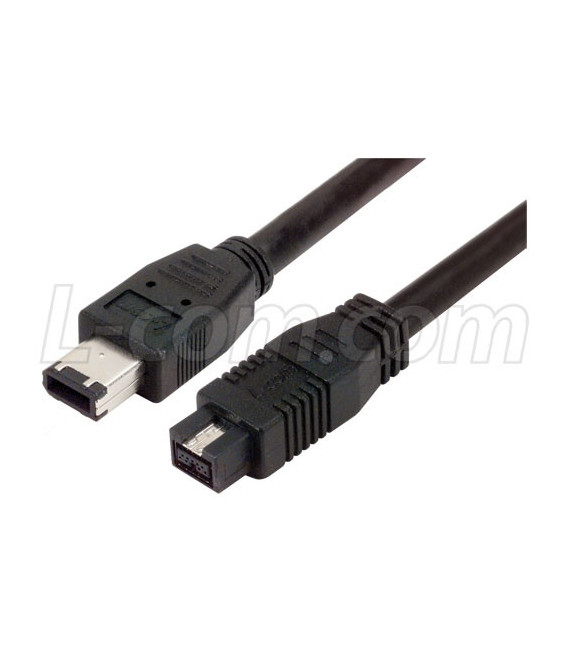 IEEE-1394b Firewire Cable, Type B - Type 1, 5.0m