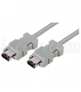 Latching IEEE-1394 Firewire Cable, Type 1 - Type 1, 5.0m
