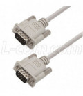 Premium Molded D-Sub Cable, DB9 Male / Male, 1.0 ft