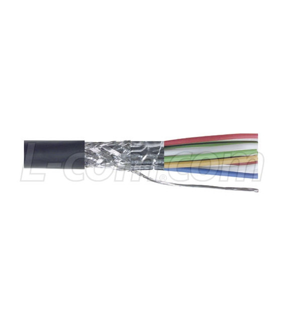 9 Conductor 24 AWG Low Smoke Zero Halogen Bulk Cable, 100 ft. Coil