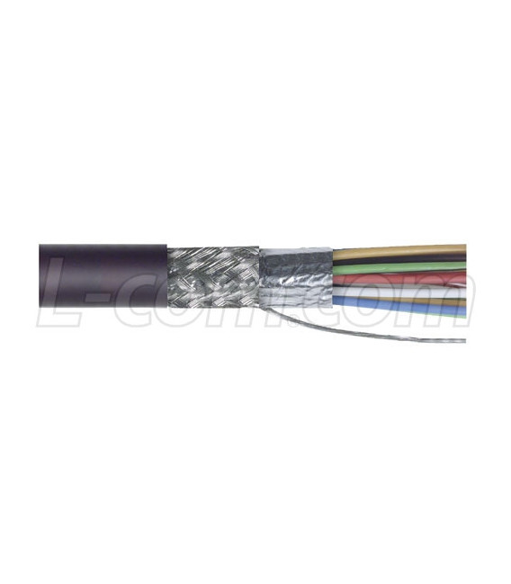 15 Conductor 24 AWG Low Smoke Zero Halogen Bulk Cable, 100 ft. Coil