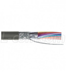 25 Conductor 20 AWG Double Shielded Bulk Cable, 500.0 feet