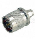 Coaxial Adapter, SMA Male / N-Male 