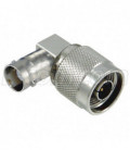 Coaxial Adapter, N-Male Right Angle / BNC Female