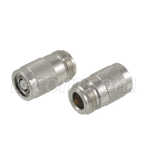 Coaxial One Piece Adapter, RP-TNC Plug / N-Female