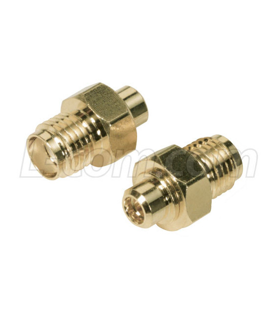 Coaxial Adapter, SMA Female / MMCX Female