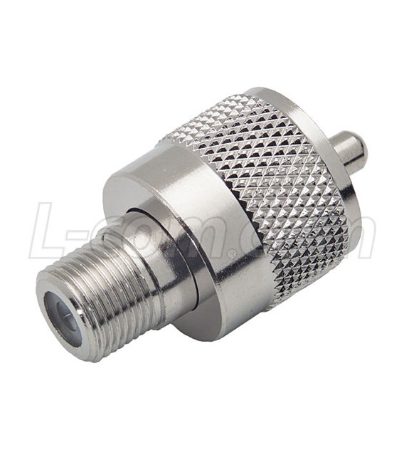 Coaxial Adapter, F-Female / UHF Male (PL259)
