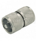 Coaxial Adapter, UHF Male / Male (PL259)