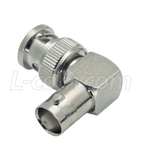 Coaxial Adapter, BNC Female / Right Angle Male