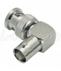 Coaxial Adapter, BNC Female / Right Angle Male
