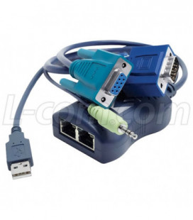 AdderLink AV102T-US 2 Port AV Transmitter w/ RS232 + USB Power