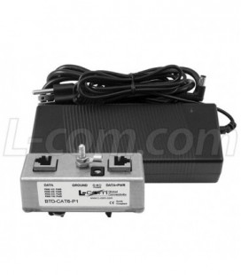 BTD-CAT6-P1 Midspan/Injector Kit with 56VDC @ 117.6 W Power Supply