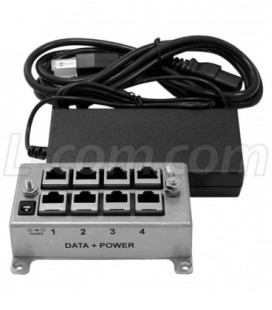 BT-CAT6-P4 Midspan/Injector Kit with 48VDC @ 70 W Power Supply