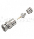 75 Ohm BNC Solder Plug, 3 Pc.for RG59 Cable