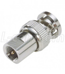 Coaxial Adapter, 75 Ohm BNC Male / FME Male