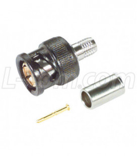 Digital 75 Ohm BNC Crimp Plug for 1506A Plenum Cable