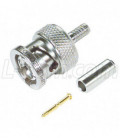 Telco Grade 75 Ohm BNC Crimp Plug for 735 Cable