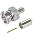 Telco Grade 75 Ohm BNC Crimp Plug for 734 Cable