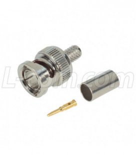 75 Ohm BNC Crimp Plug for RG59 and RG62 (22 AWG C.C.) Cable