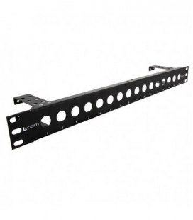1.75" Panel, 16 0.630" D-Holes and Cable Minder