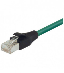 Double Shielded Cat6a Outdoor Industrial High Flex Ethernet Cable Teal, RJ45 / RJ45, 75.0ft