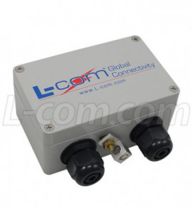 Industrial Grade 3-Stage Lightning Surge Protector for RS-232 Sensors & Control Lines