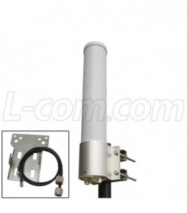 5 GHz 10 dBi Dual Polarized Omni Antenna w/Ubiquiti® RocketM5 Mounting Kit