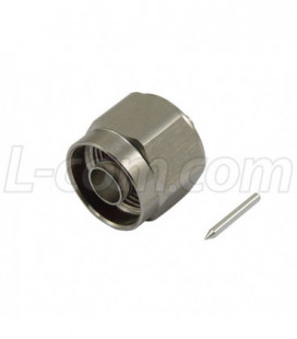 Type-N Male Solder Type Low PIM Connector for RG402