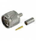 Type N Male Crimp for RG58,195-Series Cable