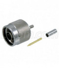 Type N Male Crimp for 100-Series Cable