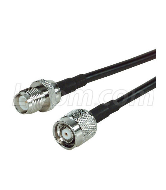 RP-TNC Plug to RP-TNC Jack, Pigtail 2 ft 195-Series