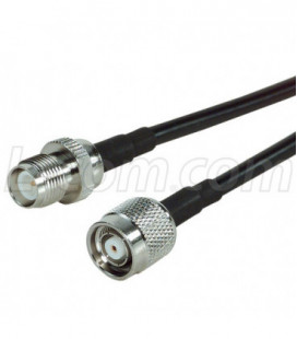 RP-TNC Plug to RP-TNC Jack, Pigtail 2 ft 195-Series