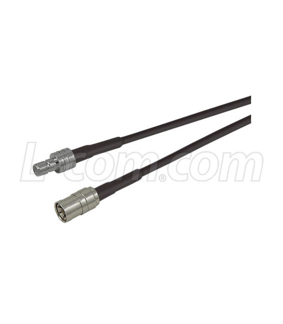 SMB Plug to SMB Jack Pigtail, 12" 100-Series